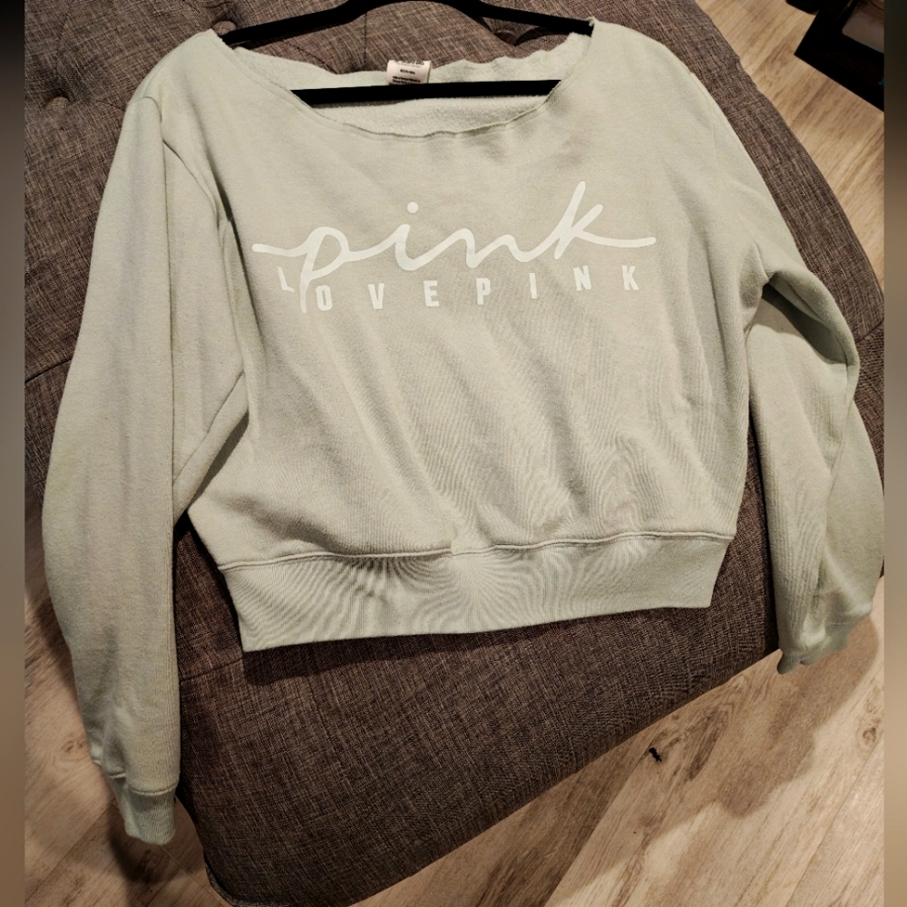 PINK Green Sweater M